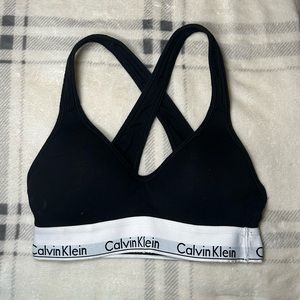 CalvinKlein Black Padded Bra!